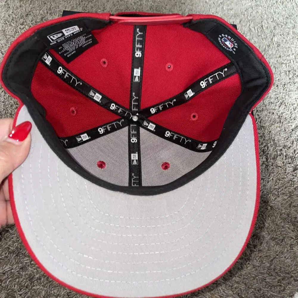 New Era Philadelphia Phillies Hat Snapback Baseball MLB Red